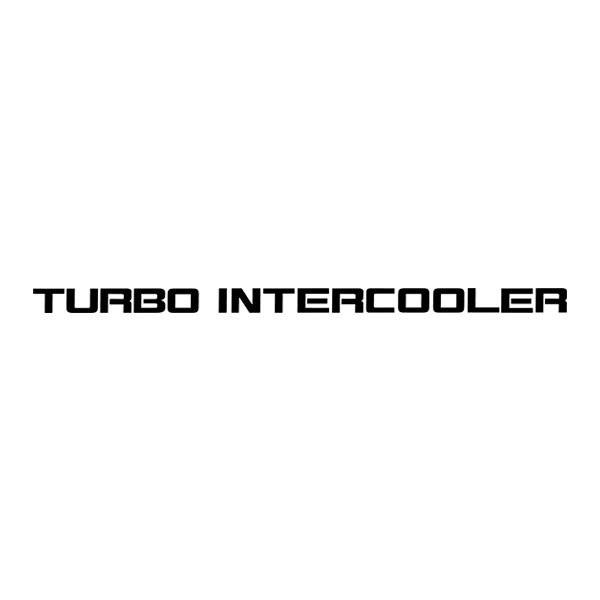 Autocollants: Turbo Intercooler