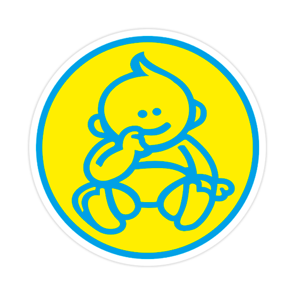 Stickers muraux: Bébé dans la Voiture