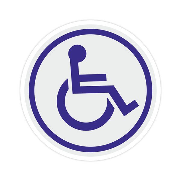 Stickers muraux: Signe pour les Handicapés