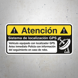 Autocollants: Atención GPS 3