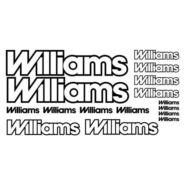 Autocollants: Kit 16X Williams