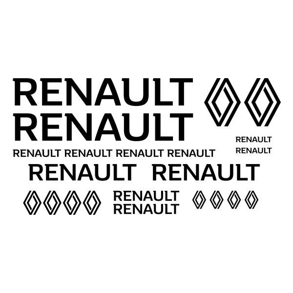 Autocollants: Kit 22X Renault