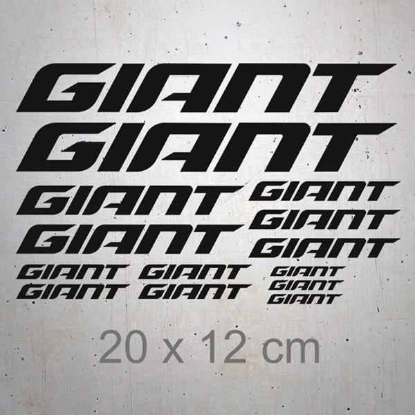 Autocollants: Kit 14X Giant