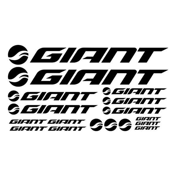 Autocollants: Kit 17X Giant