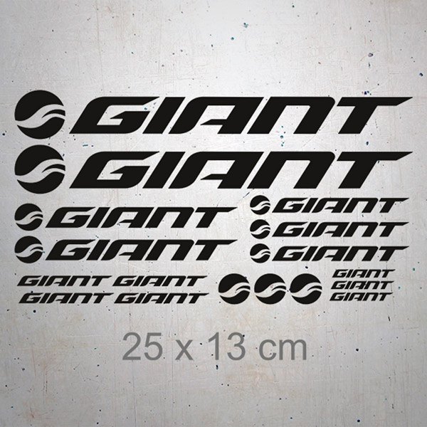 Autocollants: 17X Giant