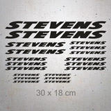 Autocollants: 19X Stevens 2