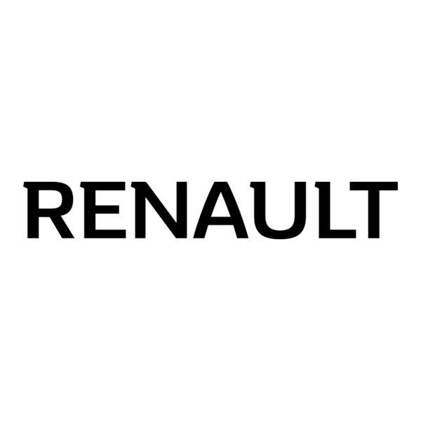 Autocollants: Typographie Renault