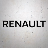 Autocollants: Typographie Renault 2