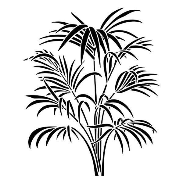 Sticker mural Feuille de palmier