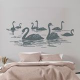 Stickers muraux: Cygnes sur le Lac 2