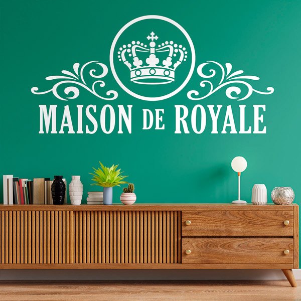 Stickers muraux: Maison de Royale Personnalisé