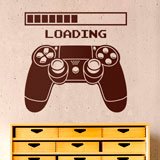 Stickers muraux: Contrôleur de console de jeux vidéo Chargement 2