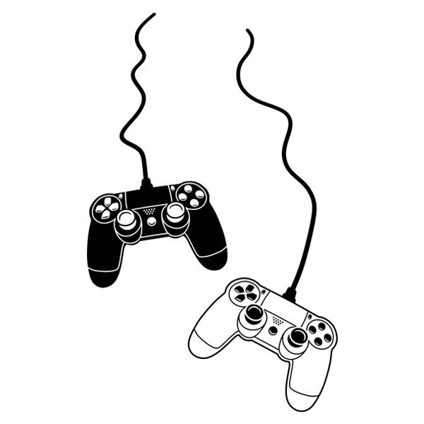 Stickers muraux: Manettes de Play Station