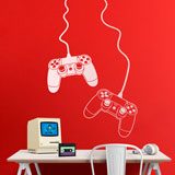 Stickers muraux: Manettes de Play Station 2