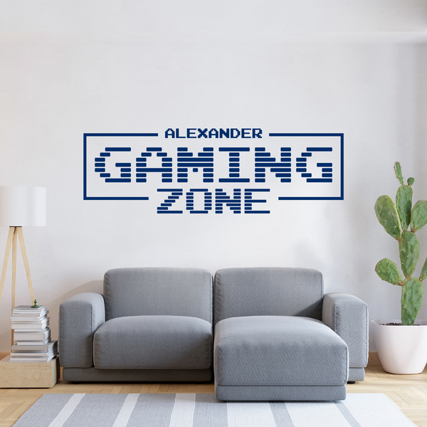 Sticker mural Gaming Zone Personnalisé