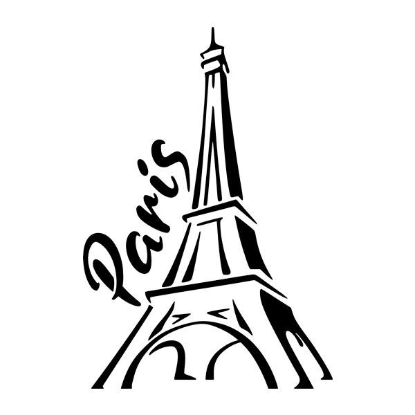 Stickers muraux: Tour Eiffel, Paris, France