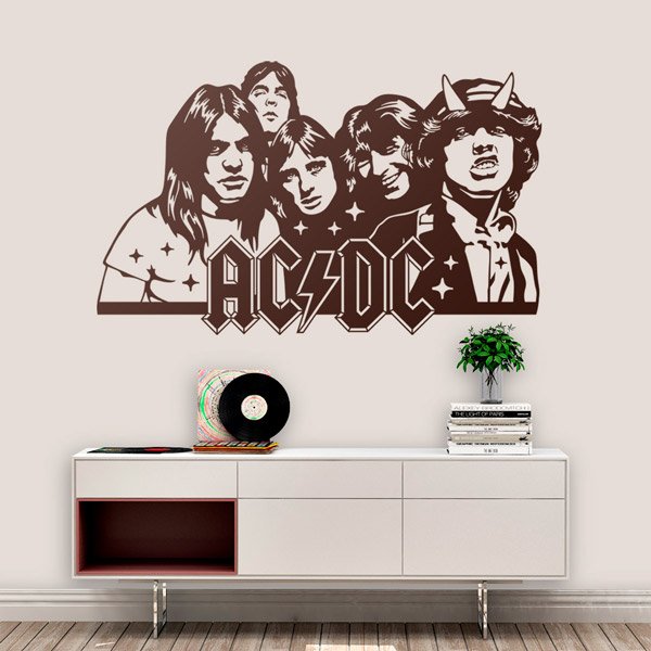 Stickers muraux: ACDC Rock