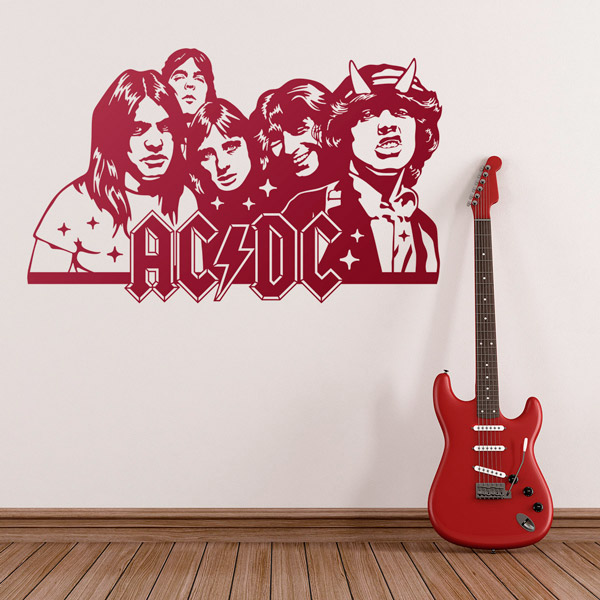 Stickers muraux: ACDC Rock