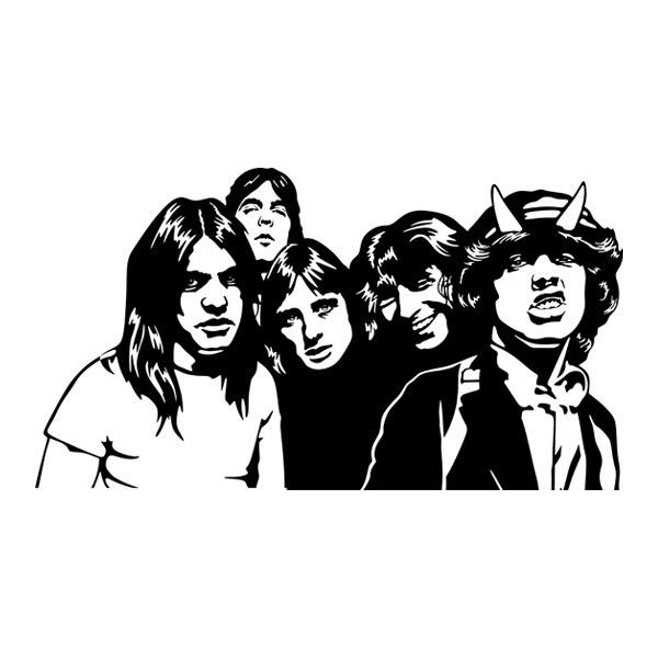 Stickers muraux: ACDC Highway to Hell