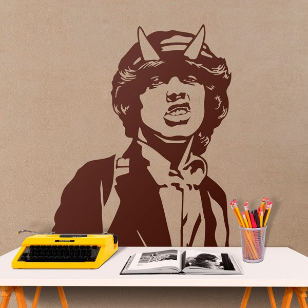 Stickers muraux: Angus Young ACDC