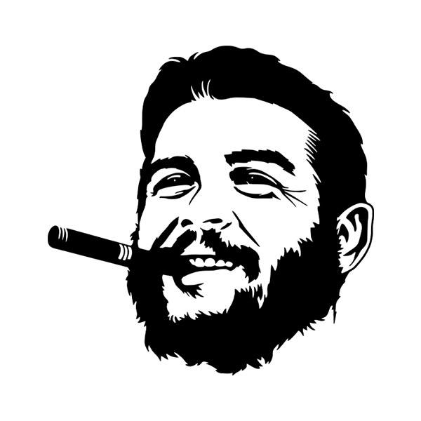 Stickers muraux: Che Guevara avec du Pur