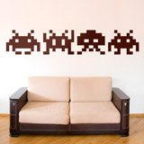 Stickers muraux: Space Invaders Martiens 2