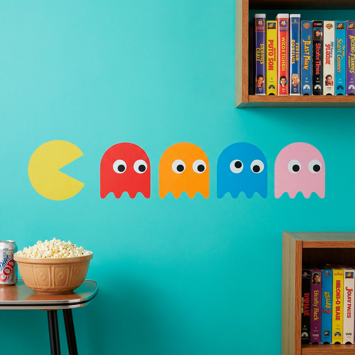 Stickers muraux: Pac-Man et 4 Fant&ocirc;mes