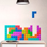 Stickers muraux: Tetris Pièces 3