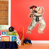 Stickers muraux: Street Fighter Ryu Pixel Art 4