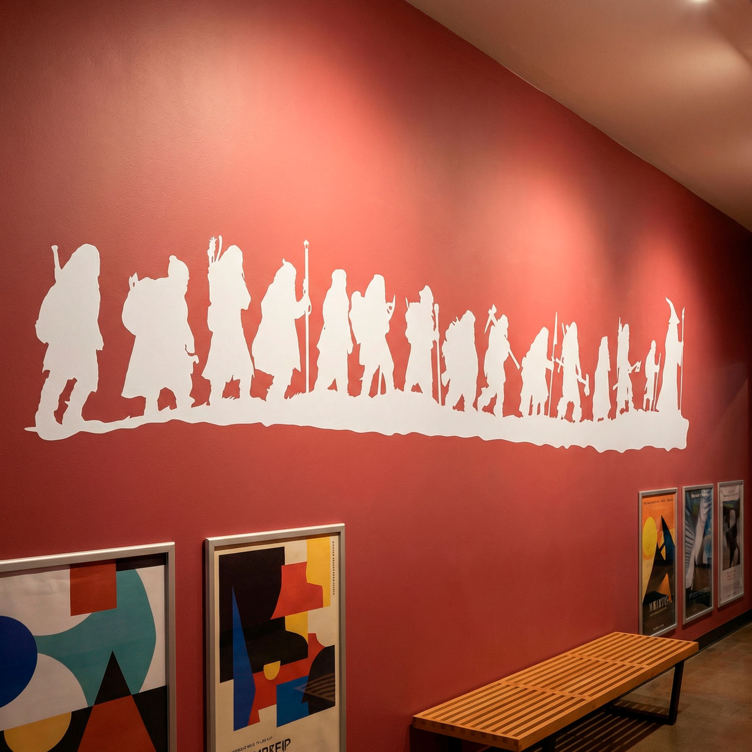 Stickers muraux: Personnages du Seigneur des Anneaux