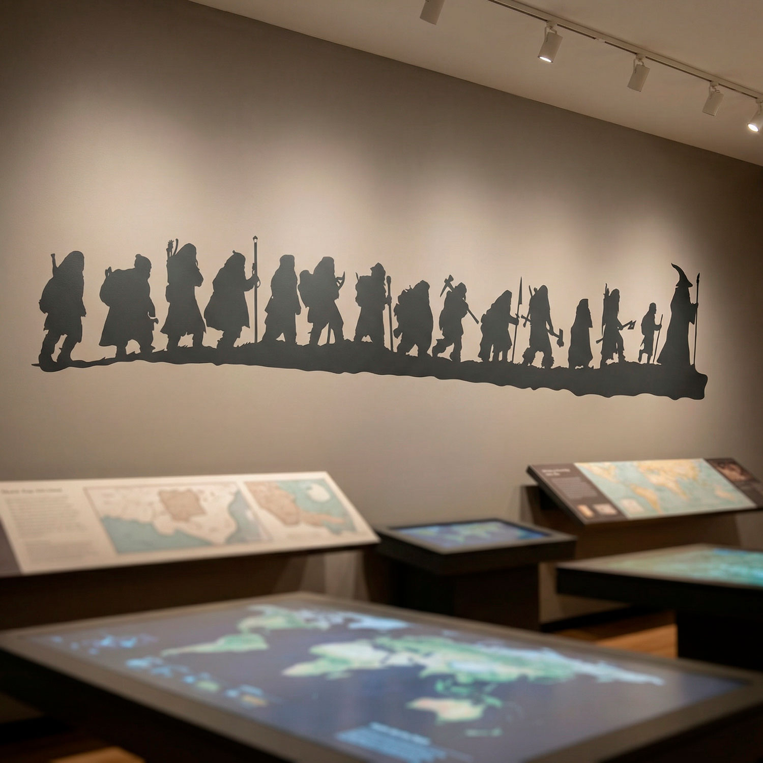 Stickers muraux: Personnages du Seigneur des Anneaux