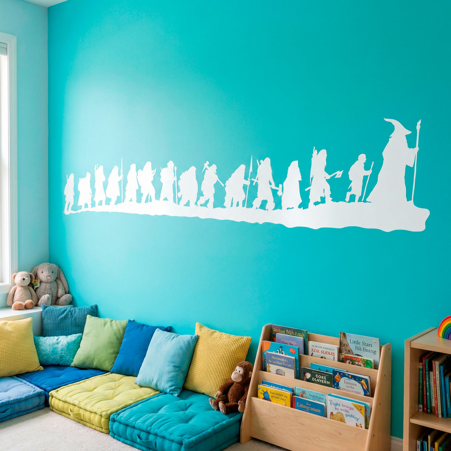 Stickers muraux: Personnages du Seigneur des Anneaux