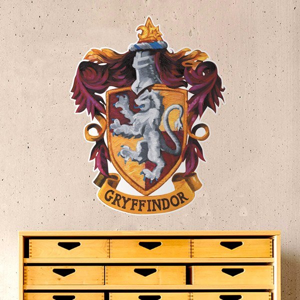 Stickers muraux: Emblème de Gryffondor Harry Potter