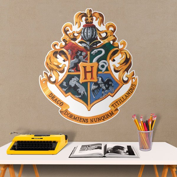 Stickers muraux: Emblème de Hogwarts de Harry Potter