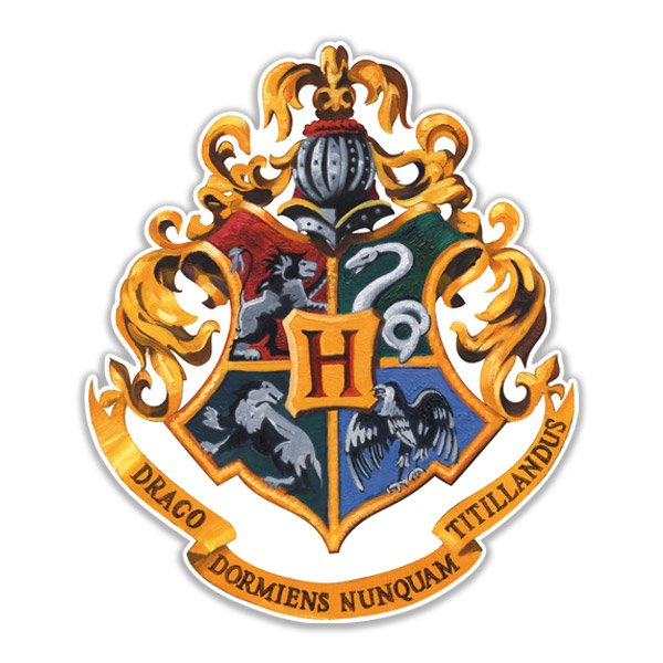 Stickers muraux: Emblème de Hogwarts de Harry Potter