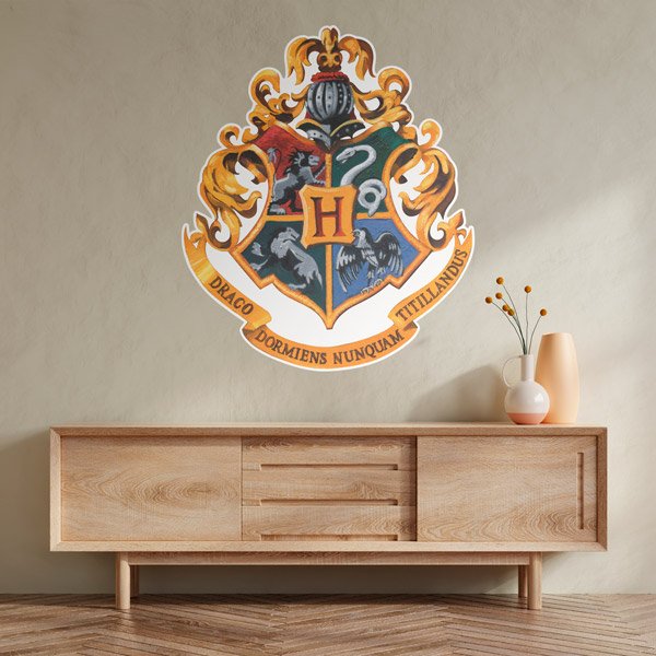 Sticker Mural Emblème de Hogwarts de Harry Potter