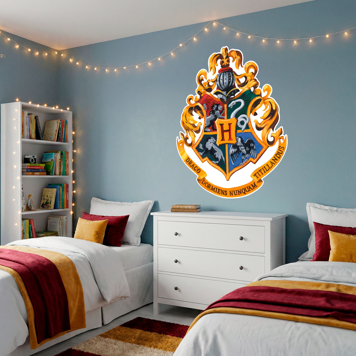 Stickers muraux: Embl&egrave;me de Hogwarts de Harry Potter