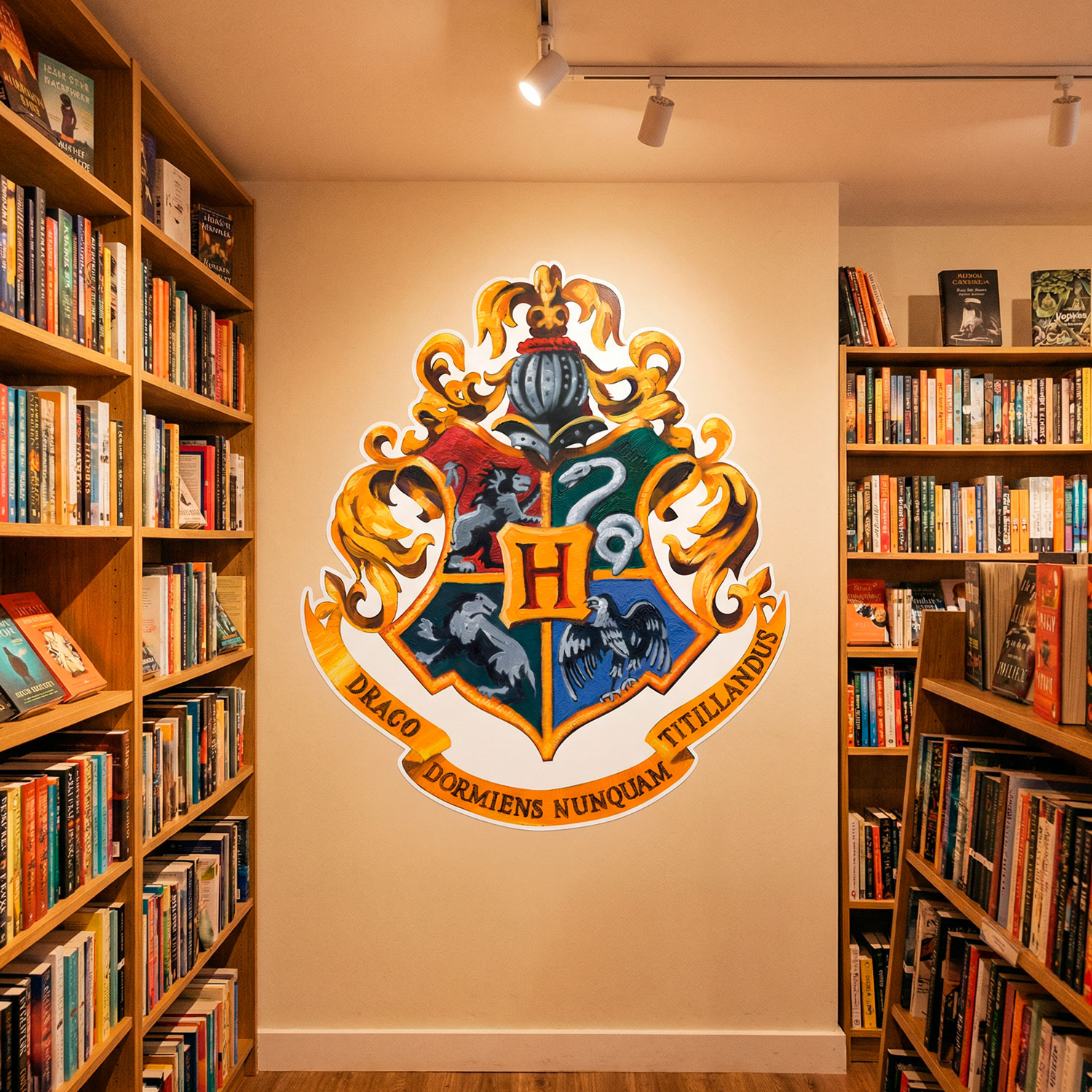 Stickers muraux: Embl&egrave;me de Hogwarts de Harry Potter