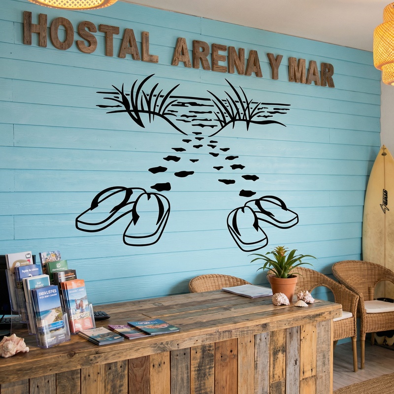 Stickers muraux: La Route de la Plage