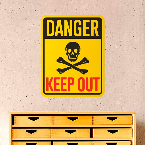 Stickers muraux: Danger Keep Out