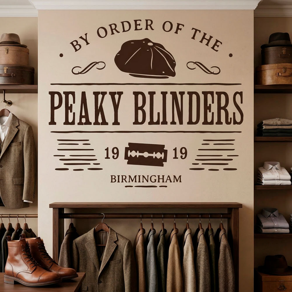 Stickers muraux: Peaky Blinders Birmingham