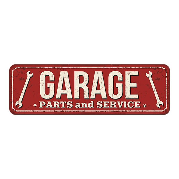 Stickers muraux: Garage Parts and Service