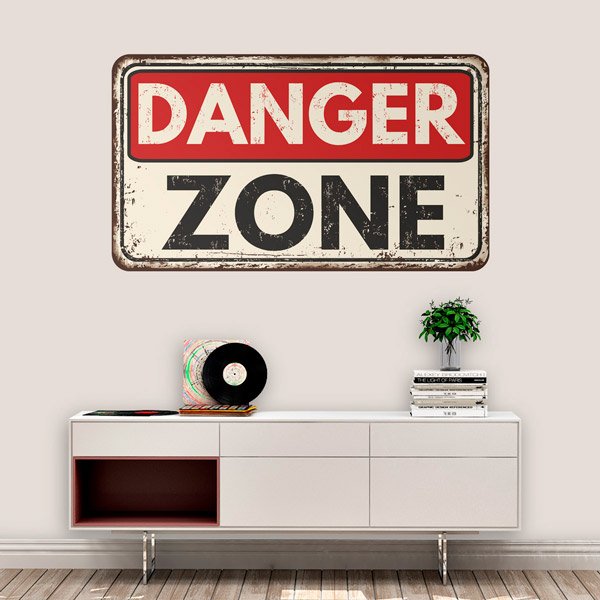 Stickers muraux: Danger Zone
