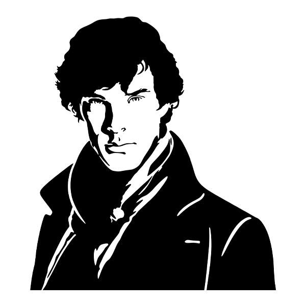 Stickers muraux: Sherlock Holmes