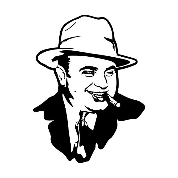 Stickers muraux: Al Capone