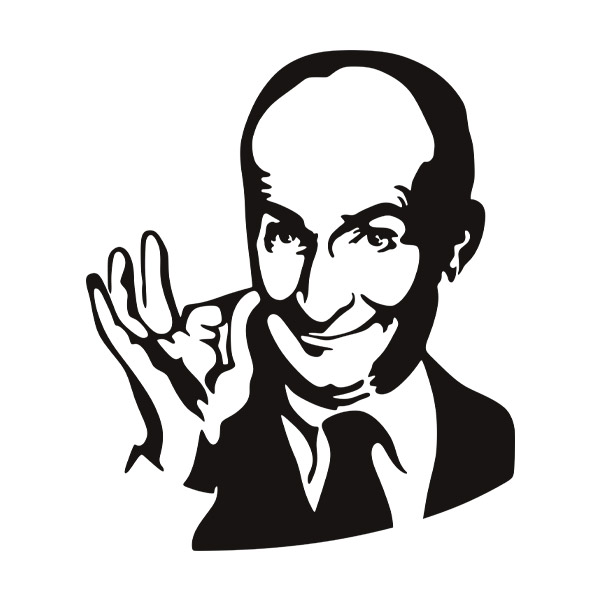 Stickers muraux: Louis de Funès