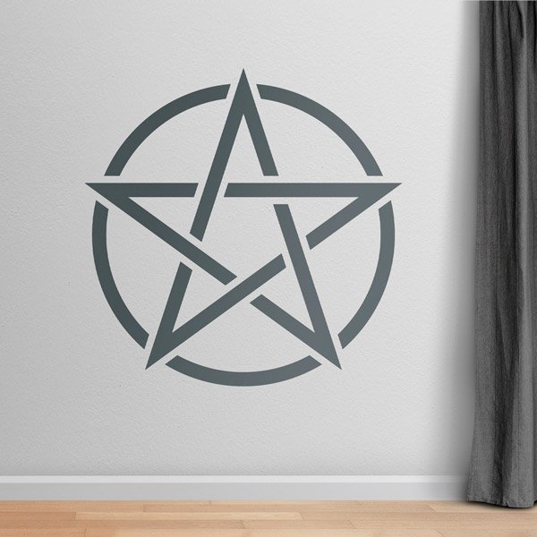 Stickers muraux: L étoile satanique