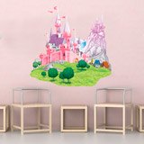 Stickers pour enfants: Château rose 4