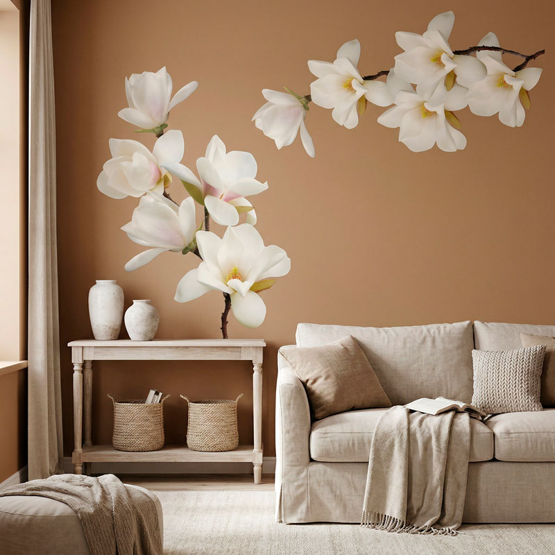 Fleurs blanches 6/6