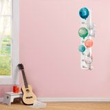 Stickers pour enfants: Jauge de lapins et de ballons 3